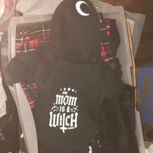 Killstar doggie sweater “My mom is a witch”